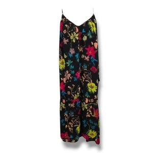 H&M Conscious Collection Women’s Black Tropical Floral Sundress – Size 6